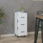 vidaXL Sideboard Weiß 34,5x34x90 cm Holzwerkstoff vidaXL Sideboard Weiß 34,5x34x90 cm Holzwerkstoff