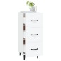 vidaXL Sideboard Weiß 34,5x34x90 cm Holzwerkstoff vidaXL Sideboard Weiß 34,5x34x90 cm Holzwerkstoff