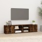 vidaXL TV-Schränke 2 Stk. Räuchereiche 80x31,5x36 cm Holzwerkstoff vidaXL TV-Schränke 2 Stk. Räuchereiche 80x31,5x36 cm Holzwerkstoff