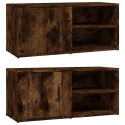vidaXL TV-Schränke 2 Stk. Räuchereiche 80x31,5x36 cm Holzwerkstoff