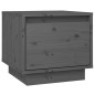 vidaXL Nachttisch Grau 35x34x32 cm Massivholz Kiefer vidaXL Nachttisch Grau 35x34x32 cm Massivholz Kiefer