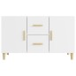 vidaXL Sideboard Weiß 100x36x60 cm Holzwerkstoff vidaXL Sideboard Weiß 100x36x60 cm Holzwerkstoff