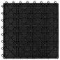 vidaXL Terrassenfliesen 11 Stück WPC 30 x 30 cm 1 qm Schwarz vidaXL Terrassenfliesen 11 Stück WPC 30 x 30 cm 1 qm Schwarz