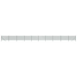 vidaXL Maschendrahtzaun Grün 1,6x25 m
