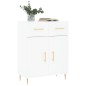 vidaXL Sideboard Weiß 69,5x34x90 cm Holzwerkstoff vidaXL Sideboard Weiß 69,5x34x90 cm Holzwerkstoff