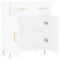 vidaXL Sideboard Weiß 69,5x34x90 cm Holzwerkstoff vidaXL Sideboard Weiß 69,5x34x90 cm Holzwerkstoff