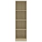 vidaXL Bücherregal 4 Fächer Sonoma-Eiche 40x24x142 cm Holzwerkstoff vidaXL Bücherregal 4 Fächer Sonoma-Eiche 40x24x142 cm Holzwerkstoff