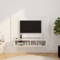 vidaXL TV-Wandschrank Hochglanz-Weiß 120x23,5x90 cm Holzwerkstoff vidaXL TV-Wandschrank Hochglanz-Weiß 120x23,5x90 cm Holzwerkstoff