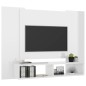 vidaXL TV-Wandschrank Hochglanz-Weiß 120x23,5x90 cm Holzwerkstoff vidaXL TV-Wandschrank Hochglanz-Weiß 120x23,5x90 cm Holzwerkstoff