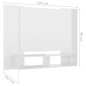 vidaXL TV-Wandschrank Hochglanz-Weiß 120x23,5x90 cm Holzwerkstoff vidaXL TV-Wandschrank Hochglanz-Weiß 120x23,5x90 cm Holzwerkstoff