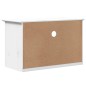 vidaXL TV-Schrank mit 2 Schubladen Weiß 91x43x56 cm Massivholz Kiefer vidaXL TV-Schrank mit 2 Schubladen Weiß 91x43x56 cm Massivholz Kiefer