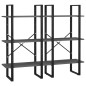 vidaXL Lagerregal Grau 60x30x210 cm Holzwerkstoff vidaXL Lagerregal Grau 60x30x210 cm Holzwerkstoff
