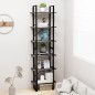 vidaXL Lagerregal Grau 60x30x210 cm Holzwerkstoff vidaXL Lagerregal Grau 60x30x210 cm Holzwerkstoff