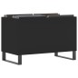 vidaXL Plattenschrank Schwarz 74,5x38x48 cm Holzwerkstoff vidaXL Plattenschrank Schwarz 74,5x38x48 cm Holzwerkstoff