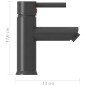 vidaXL Waschtischarmatur Grau 130x176 mm vidaXL Waschtischarmatur Grau 130x176 mm