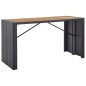 vidaXL 9-tlg. Garten-Bar-Set Poly Rattan und Akazienholz Schwarz vidaXL 9-tlg. Garten-Bar-Set Poly Rattan und Akazienholz Schwarz