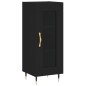vidaXL Sideboard Schwarz 34,5x34x90 cm Holzwerkstoff vidaXL Sideboard Schwarz 34,5x34x90 cm Holzwerkstoff