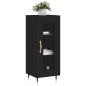 vidaXL Sideboard Schwarz 34,5x34x90 cm Holzwerkstoff vidaXL Sideboard Schwarz 34,5x34x90 cm Holzwerkstoff
