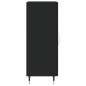 vidaXL Sideboard Schwarz 34,5x34x90 cm Holzwerkstoff vidaXL Sideboard Schwarz 34,5x34x90 cm Holzwerkstoff