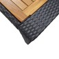 vidaXL 9-tlg. Garten-Bar-Set Poly Rattan und Akazienholz Schwarz vidaXL 9-tlg. Garten-Bar-Set Poly Rattan und Akazienholz Schwarz