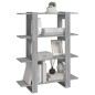 vidaXL Bücherregal/Raumteiler Grau Sonoma 100×30×123,5 cm vidaXL Bücherregal/Raumteiler Grau Sonoma 100×30×123,5 cm