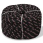 vidaXL Bootsseil Polypropylen 14 mm 50 m Schwarz vidaXL Bootsseil Polypropylen 14 mm 50 m Schwarz