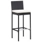 vidaXL 9-tlg. Garten-Bar-Set Poly Rattan und Akazienholz Schwarz vidaXL 9-tlg. Garten-Bar-Set Poly Rattan und Akazienholz Schwarz