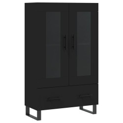 vidaXL Highboard Schwarz 69,5x31x115 cm Holzwerkstoff