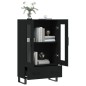 vidaXL Highboard Schwarz 69,5x31x115 cm Holzwerkstoff vidaXL Highboard Schwarz 69,5x31x115 cm Holzwerkstoff