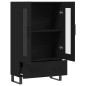 vidaXL Highboard Schwarz 69,5x31x115 cm Holzwerkstoff vidaXL Highboard Schwarz 69,5x31x115 cm Holzwerkstoff