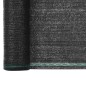 vidaXL Tennisblende HDPE 1,6x25 m Schwarz vidaXL Tennisblende HDPE 1,6x25 m Schwarz