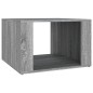 vidaXL Nachttisch Grau Sonoma 57x55x36 cm Holzwerkstoff vidaXL Nachttisch Grau Sonoma 57x55x36 cm Holzwerkstoff