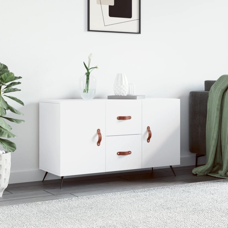 vidaXL Sideboard Weiß 100x36x60 cm Holzwerkstoff vidaXL Sideboard Weiß 100x36x60 cm Holzwerkstoff