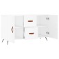 vidaXL Sideboard Weiß 100x36x60 cm Holzwerkstoff vidaXL Sideboard Weiß 100x36x60 cm Holzwerkstoff