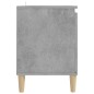 vidaXL TV-Schrank mit Massivholz-Beinen Betongrau 103,5x35x50 cm vidaXL TV-Schrank mit Massivholz-Beinen Betongrau 103,5x35x50 cm
