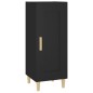 vidaXL Sideboard Schwarz 34,5x34x90 cm Holzwerkstoff vidaXL Sideboard Schwarz 34,5x34x90 cm Holzwerkstoff
