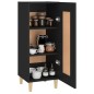 vidaXL Sideboard Schwarz 34,5x34x90 cm Holzwerkstoff vidaXL Sideboard Schwarz 34,5x34x90 cm Holzwerkstoff
