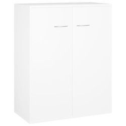 vidaXL Sideboard Weiß 60x30x75 cm Holzwerkstoff