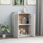 vidaXL Sideboard Weiß 60x30x75 cm Holzwerkstoff vidaXL Sideboard Weiß 60x30x75 cm Holzwerkstoff