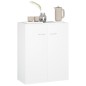 vidaXL Sideboard Weiß 60x30x75 cm Holzwerkstoff vidaXL Sideboard Weiß 60x30x75 cm Holzwerkstoff