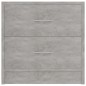 vidaXL Nachttisch Betongrau 40x30x40 cm Holzwerkstoff vidaXL Nachttisch Betongrau 40x30x40 cm Holzwerkstoff