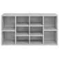 vidaXL Schuhbank Betongrau 103x30x54,5 cm Holzwerkstoff vidaXL Schuhbank Betongrau 103x30x54,5 cm Holzwerkstoff