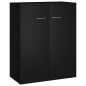 vidaXL Sideboard Schwarz 60x30x75 cm Holzwerkstoff vidaXL Sideboard Schwarz 60x30x75 cm Holzwerkstoff