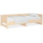 vidaXL Tagesbett Ausziehbar Massivholz Kiefer 2x(90x200) cm vidaXL Tagesbett Ausziehbar Massivholz Kiefer 2x(90x200) cm