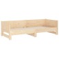 vidaXL Tagesbett Ausziehbar Massivholz Kiefer 2x(90x200) cm vidaXL Tagesbett Ausziehbar Massivholz Kiefer 2x(90x200) cm