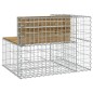 vidaXL Gartenbank aus Gabionen 92x71x65,5 cm Kiefernholz Imprägniert vidaXL Gartenbank aus Gabionen 92x71x65,5 cm Kiefernholz Imprägniert