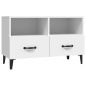 vidaXL TV-Schrank Weiß 80x36x50 cm Holzwerkstoff vidaXL TV-Schrank Weiß 80x36x50 cm Holzwerkstoff
