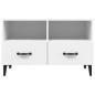 vidaXL TV-Schrank Weiß 80x36x50 cm Holzwerkstoff vidaXL TV-Schrank Weiß 80x36x50 cm Holzwerkstoff