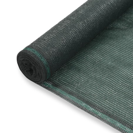 vidaXL Tennisblende HDPE 2x100 m Grün