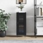 vidaXL Sideboard Schwarz 34,5x34x90 cm Holzwerkstoff vidaXL Sideboard Schwarz 34,5x34x90 cm Holzwerkstoff